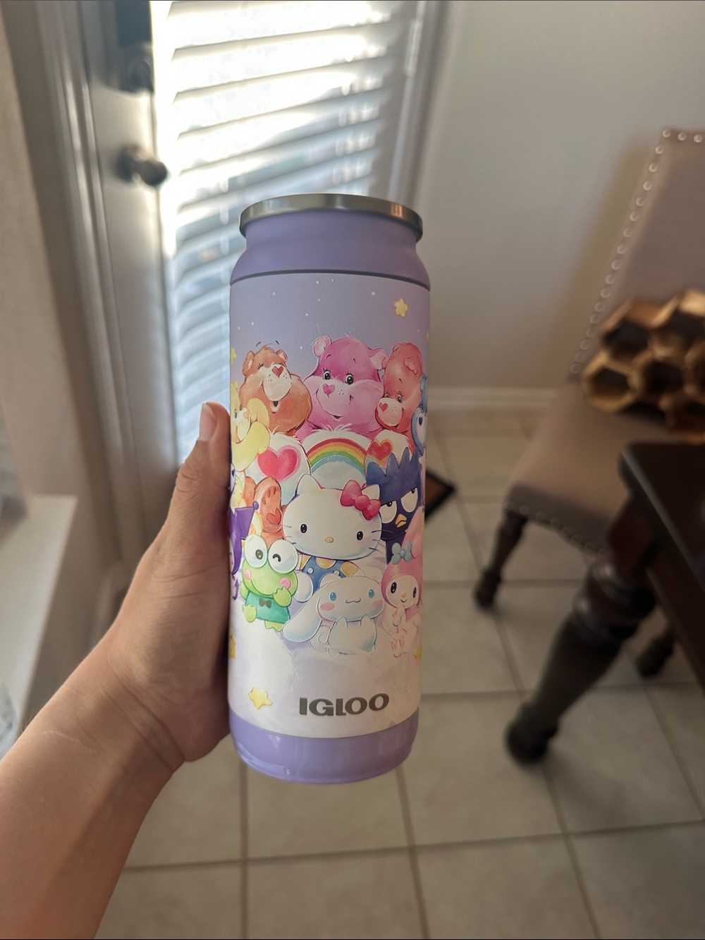 Igloo Kids Lavender Character Plush Friends Bottle